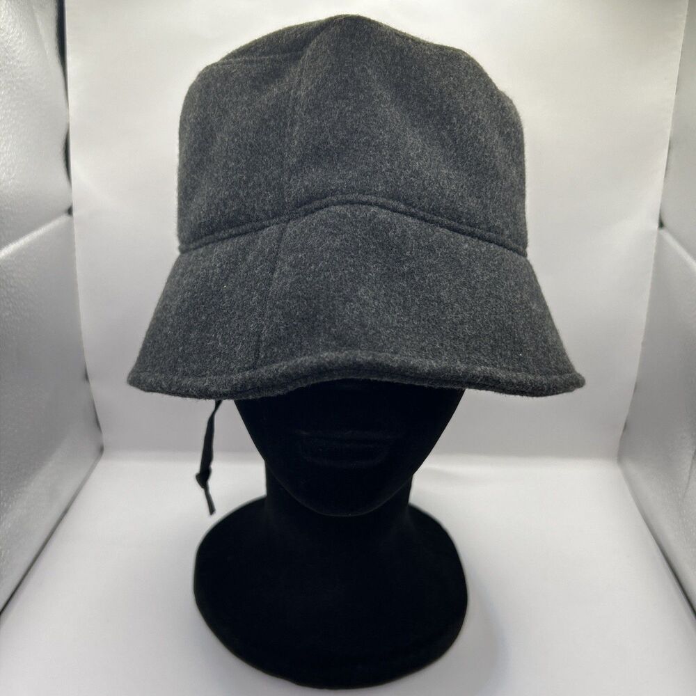 Universal Thread Fleece Bucket Hat Charcoal Gray Adjustable One Size NWT